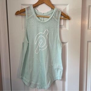 Peloton sports tank color seafoam size small